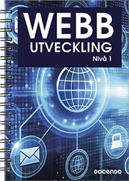 Omslag till boken Webbutveckling nivå 1
